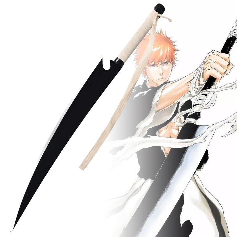 Black Clover Grimoire - Kurosaki Ichigo Katana Anime Bleach Sword