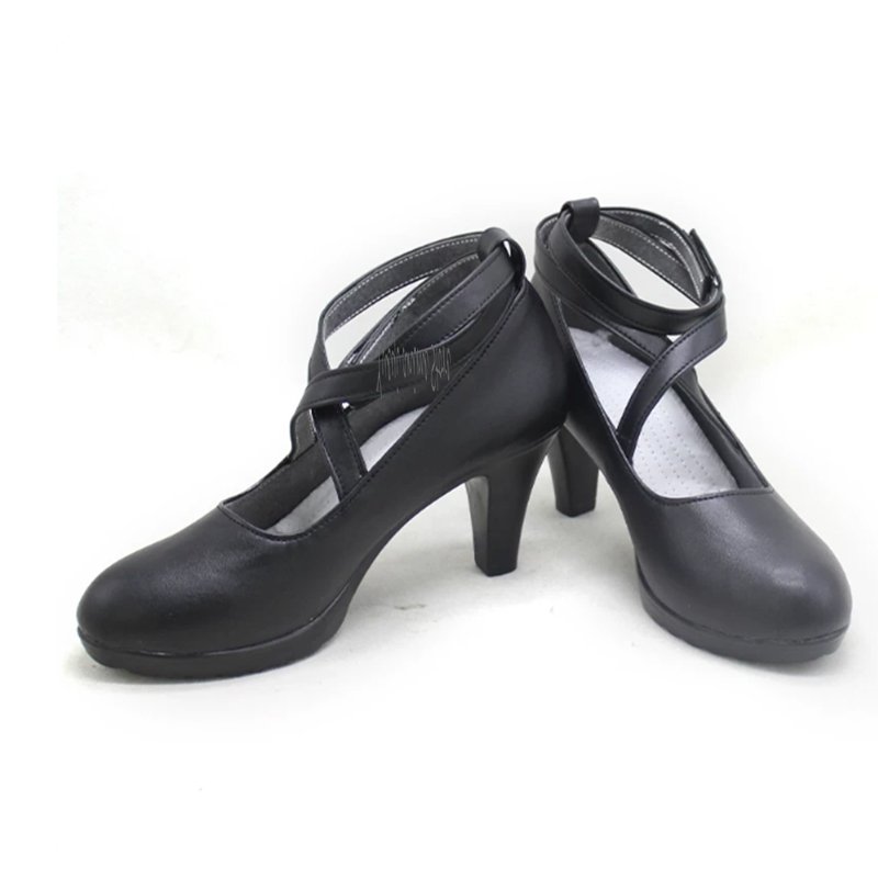 Anime Cosplay Maid - Marin Kitagawa Black Maid Cosplay Shoes