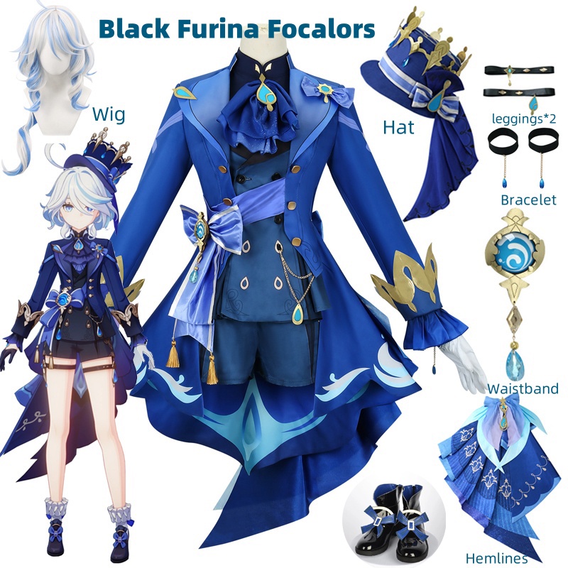 Anime Cosplay Kakegurui - Furina Cosplay Costume Wig Hair Impact
