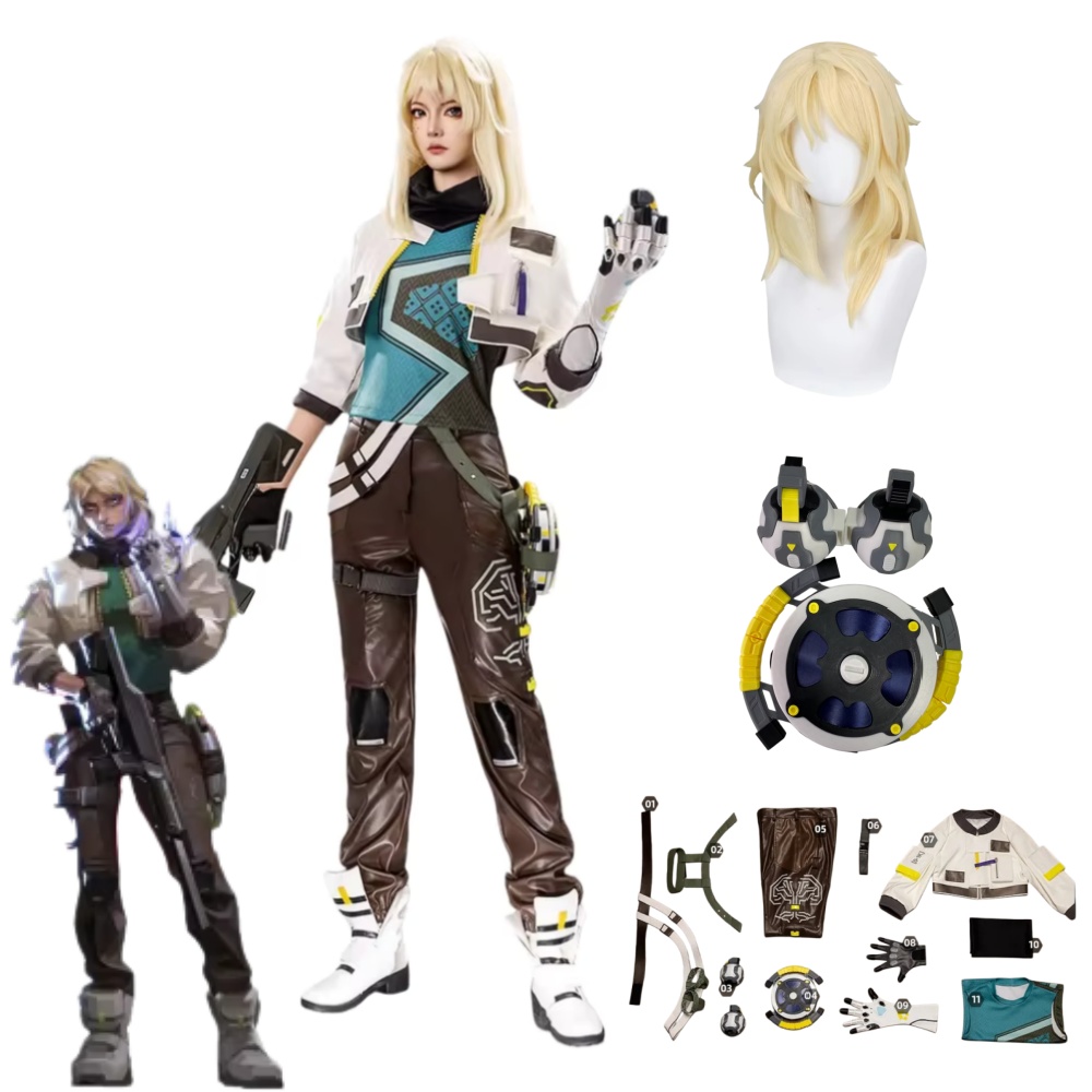 Anime Cosplay Ladies - Deadlock Cosplay Costume Props VALORANT Deadlock
