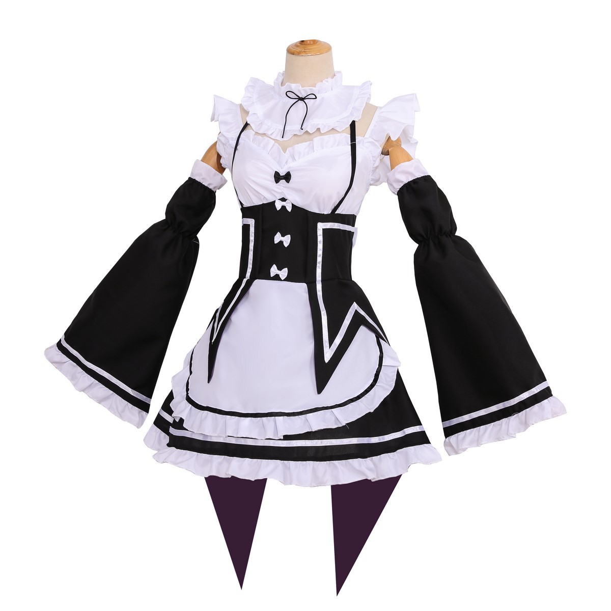 Anime Re Zero Rem Cosplay Cost - Re Zero Rem Wig ulasan dan harga