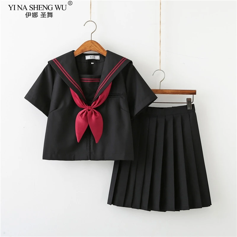 BLACK Orthodox College Style J - Anime Cosplay Korean Girl ulasan dan harga