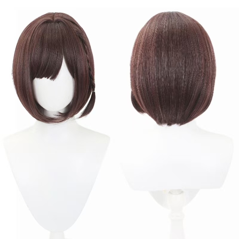 Synthetic Long Pink Wig Inspir - Anime Cosplay Drawing ulasan dan harga