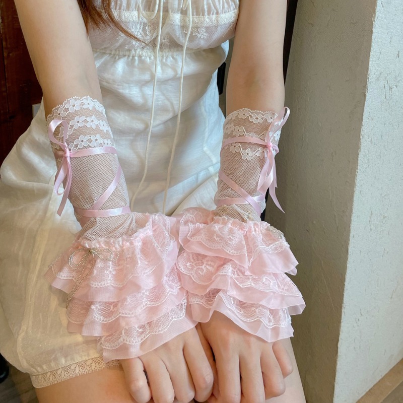 Women Sexy Lace Splicing Ruffl - Cosplay Anime Expo ulasan dan harga