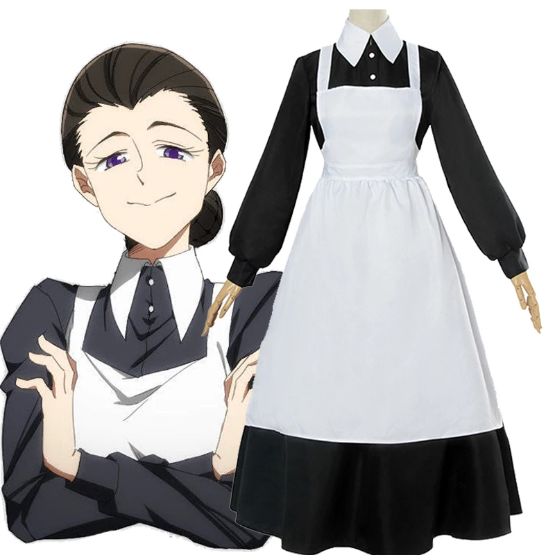 Anime The Promised Neverland M - Anime Cosplay Maid ulasan dan harga