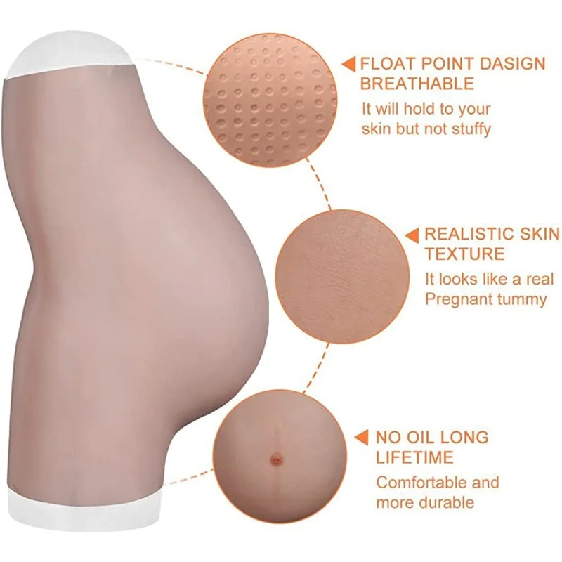 No Mudline Pregnant Belly Fals - Anime Cosplay Pregnant ulasan dan harga