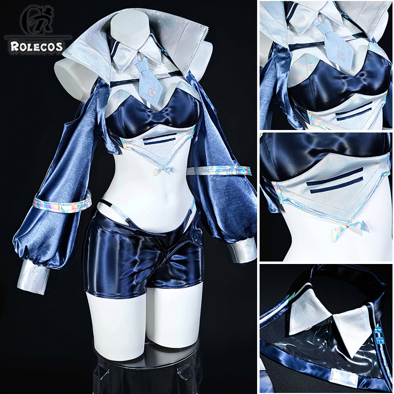 ROLECOS Game Azur Lane USS New - Queen Anime Cosplay ulasan dan harga