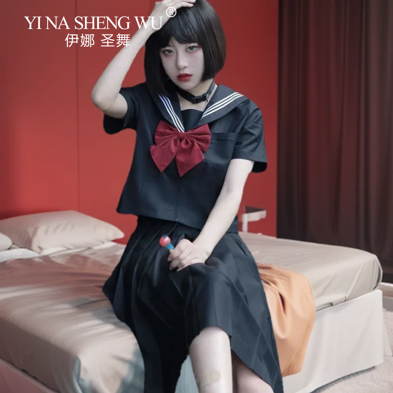BLACK Orthodox College Style J - Anime Cosplay Korean Girl ulasan dan harga