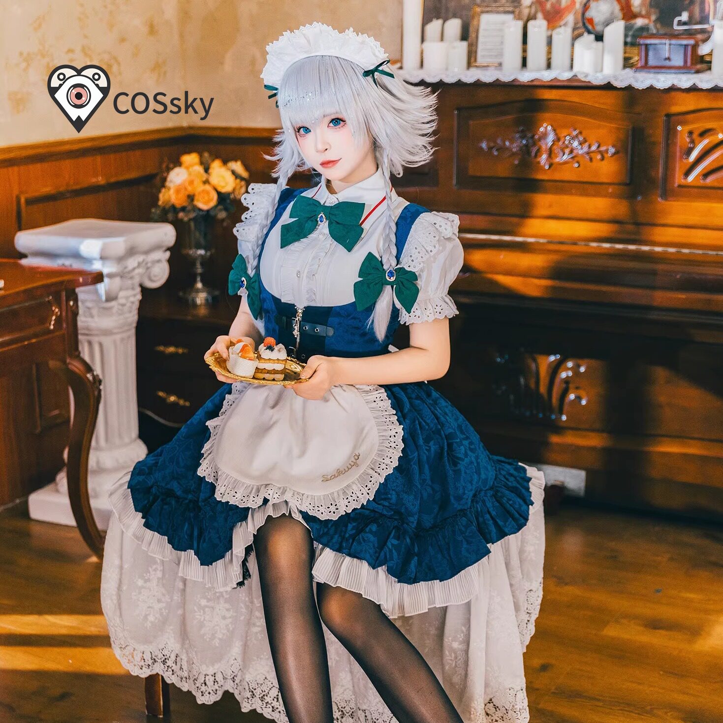 Izayoi Sakuya Touhou Project C - Anime Cosplay Maid ulasan dan harga
