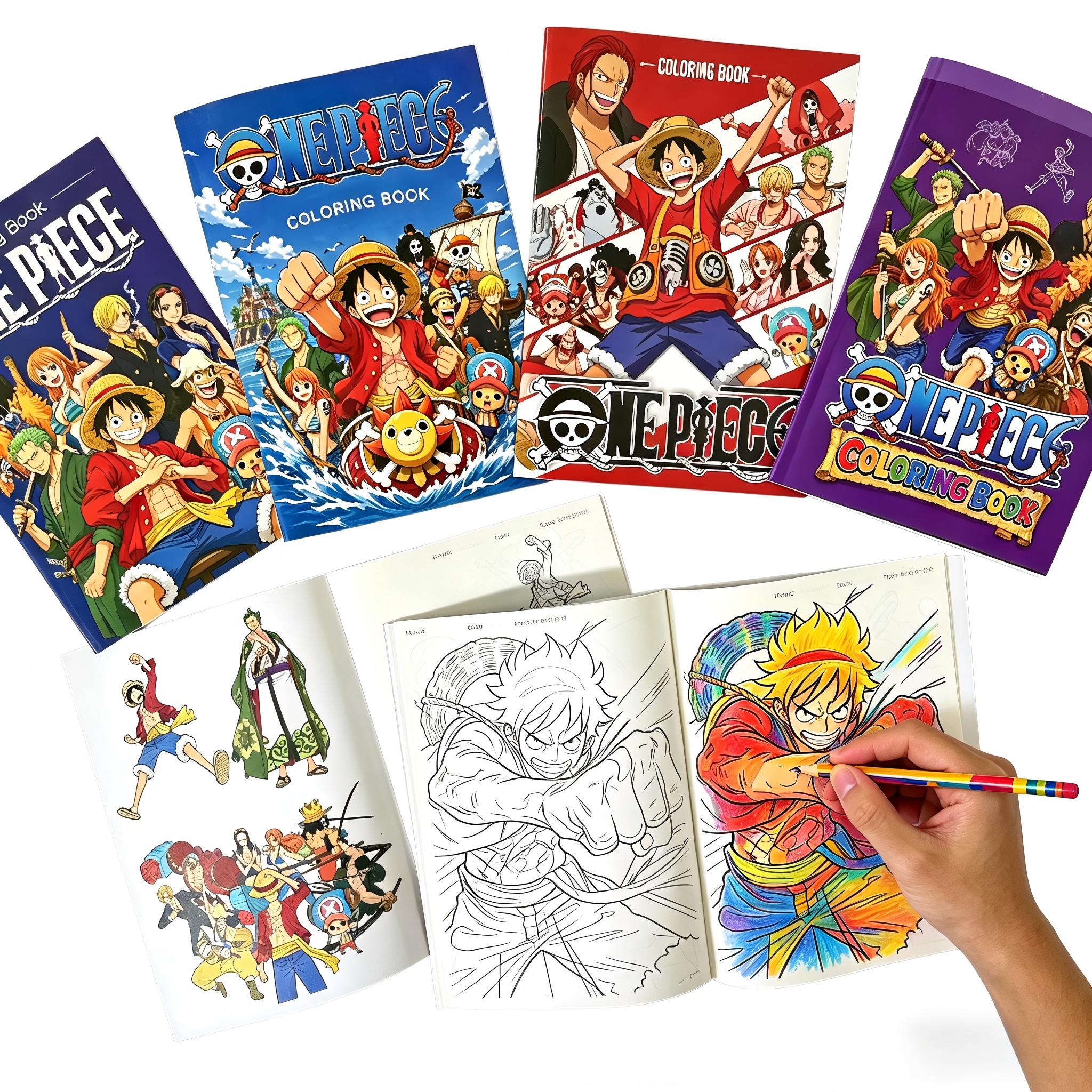 Anime One Piece Coloring Book  - Anime Cosplay Drawing ulasan dan harga