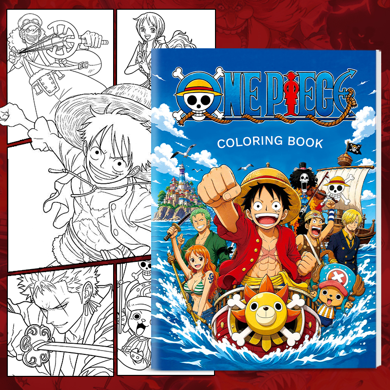 Anime One Piece Coloring Book  - Anime Cosplay Drawing ulasan dan harga