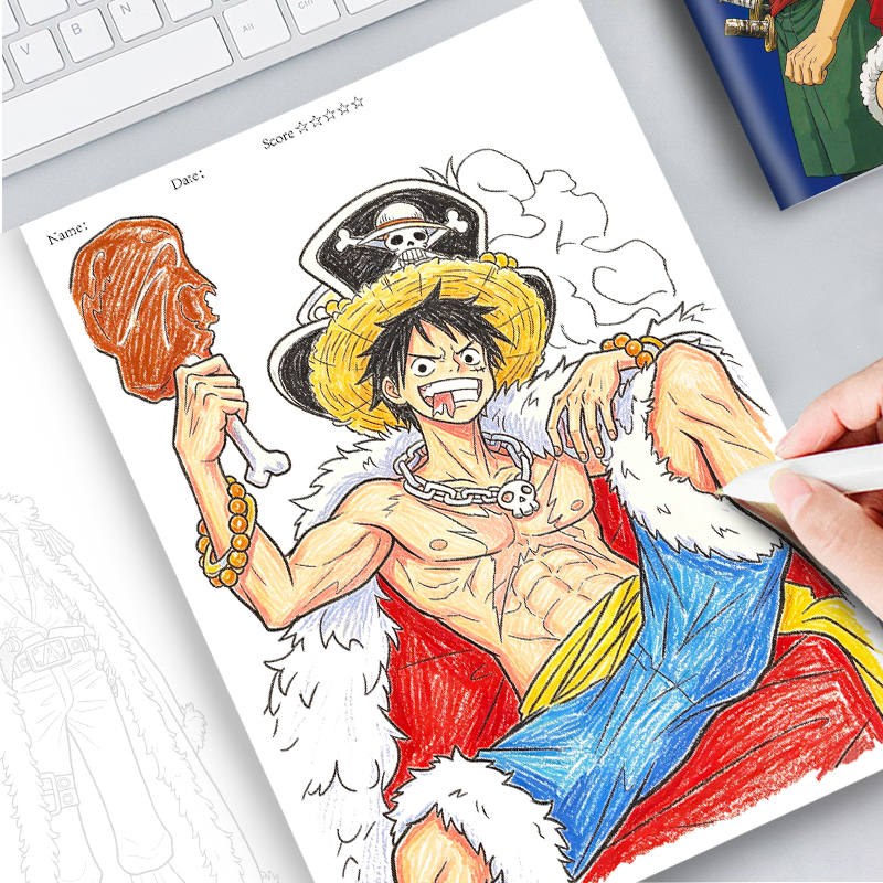 Anime One Piece Coloring Book  - Anime Cosplay Drawing ulasan dan harga