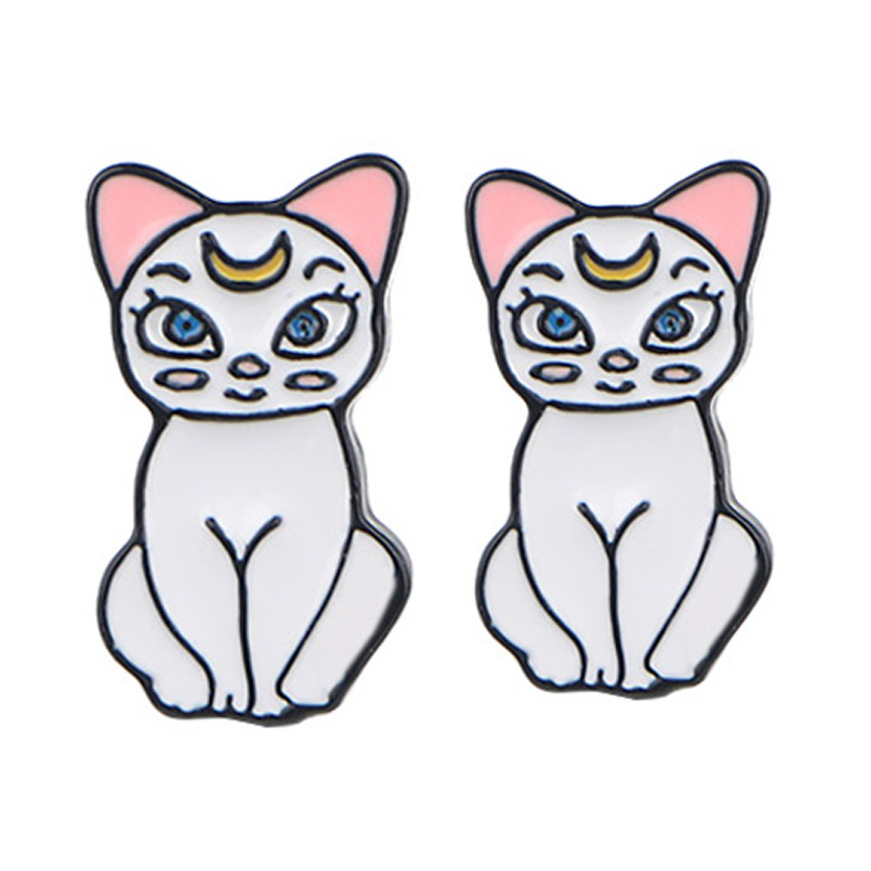 Cute Black Cat Earrings for Wo - Anime Cosplay Korean Girl ulasan dan harga