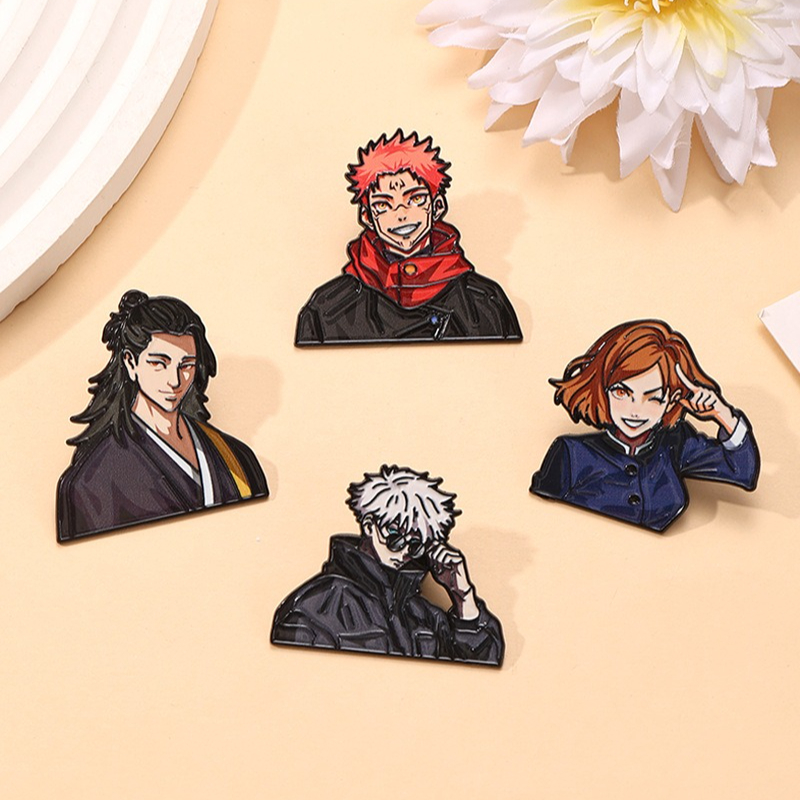 4pcs Creative Anime Jujutsu Br - Anime Cosplay Gojo ulasan dan harga