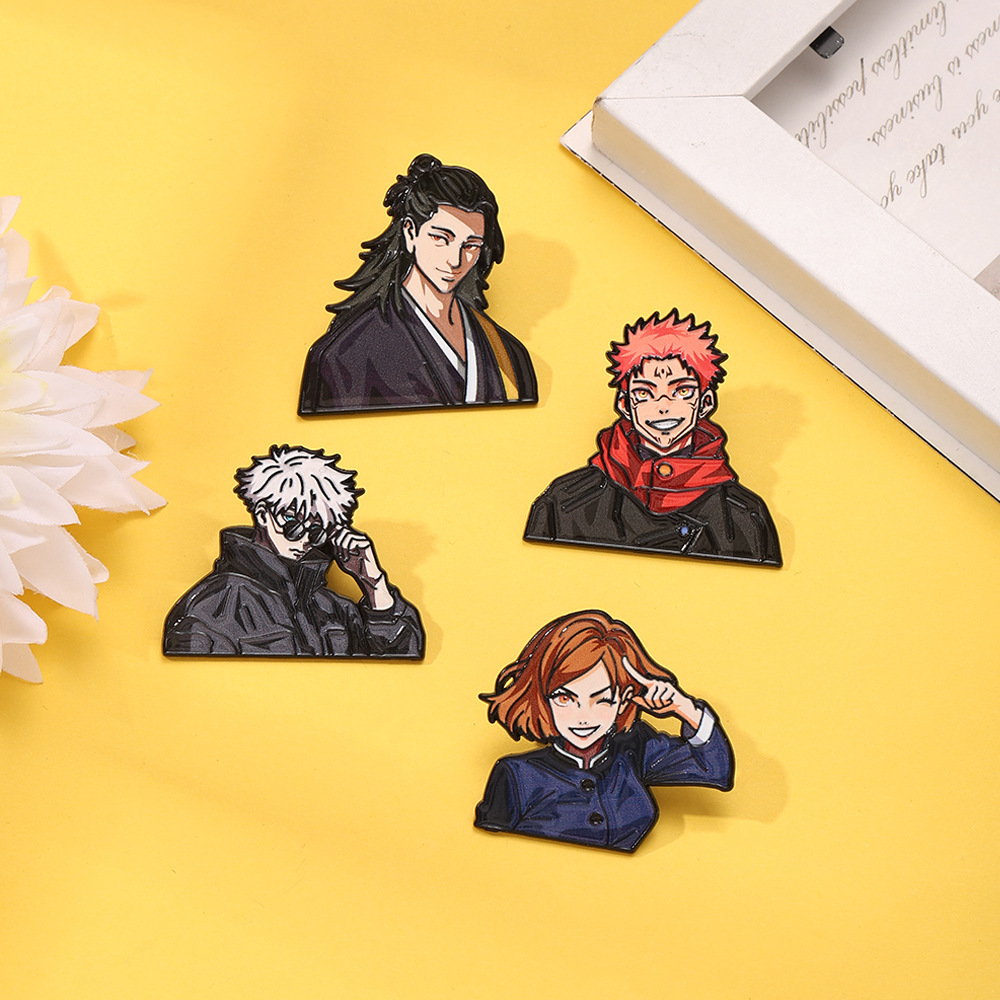 4pcs Creative Anime Jujutsu Br - Anime Cosplay Gojo ulasan dan harga