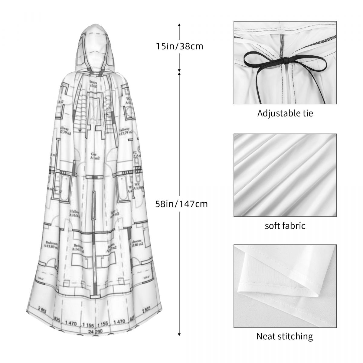 Detailed Architectural One Sto - Anime Cosplay Drawing ulasan dan harga