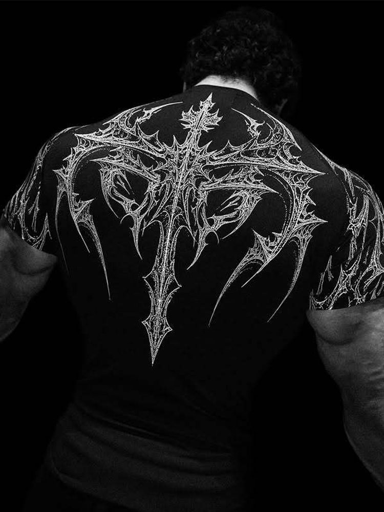New Summer GYM T-shirt Men's G - Black Clover Grimoire ulasan dan harga