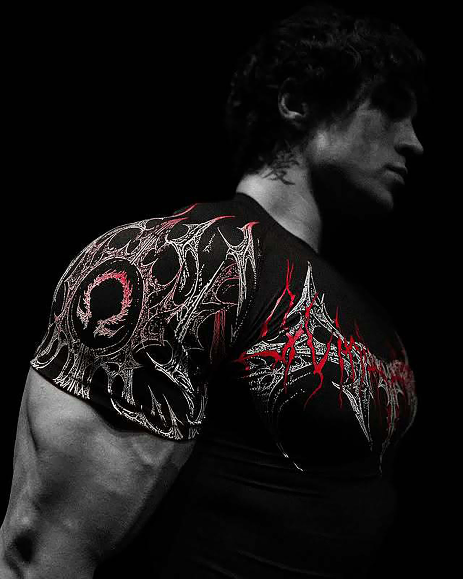 New Summer GYM T-shirt Men's G - Black Clover Grimoire ulasan dan harga