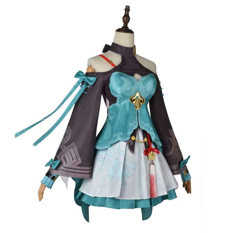 Qingque Cosplay Costume Anime  - Anime Cosplay Kostüm ulasan dan harga