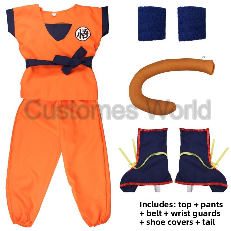 Boys Girls Halloween Son Goku  - Kids Cosplay Anime ulasan dan harga