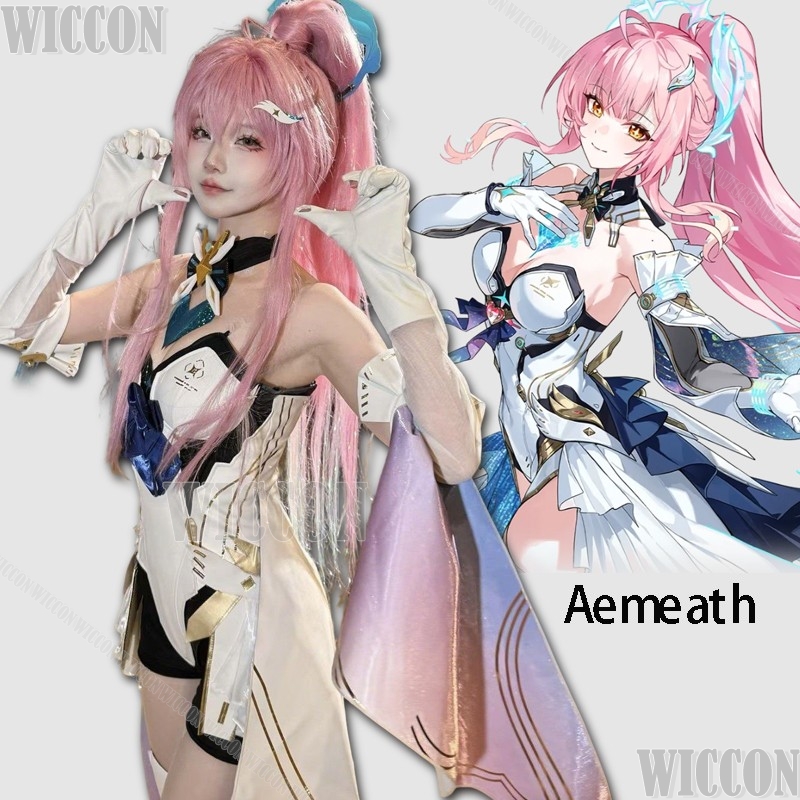 Aemeath Cosplay Wuthering Wave - Cosplay Anime Expo ulasan dan harga