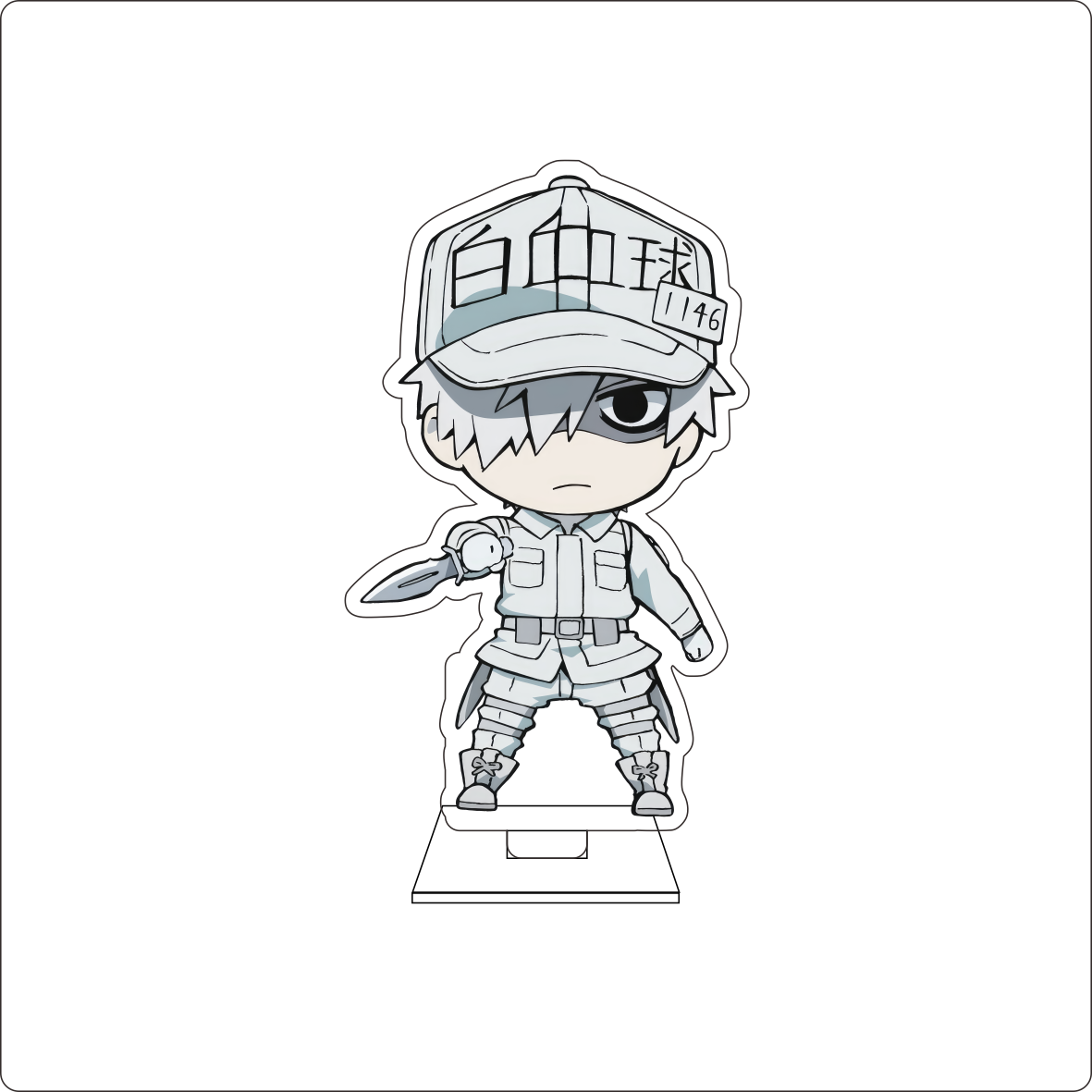 10CM Anime Cells at Work! Cosp - Anime Cosplay Cute ulasan dan harga