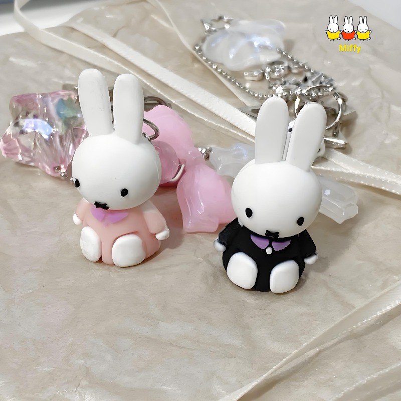Kawaii Anime Miffy Keychain Li - Anime Cosplay Little Girl ulasan dan harga