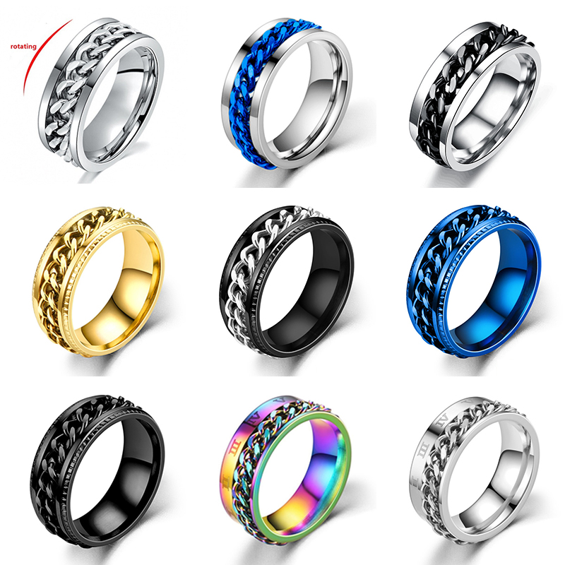 Titanium Steel Rotatable Chain - Black Clover Grimoire ulasan dan harga