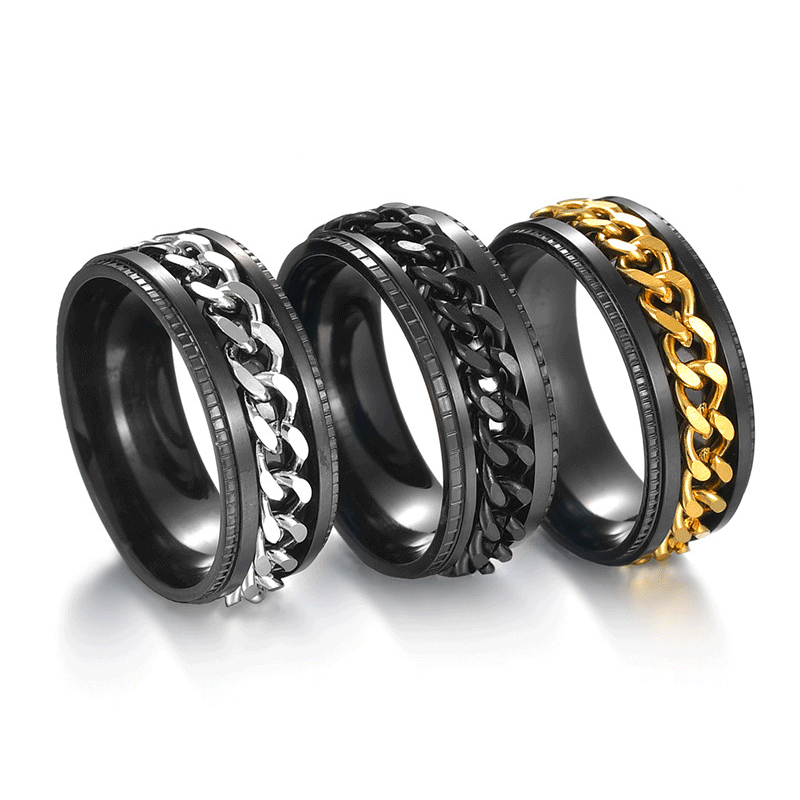 Titanium Steel Rotatable Chain - Black Clover Grimoire ulasan dan harga
