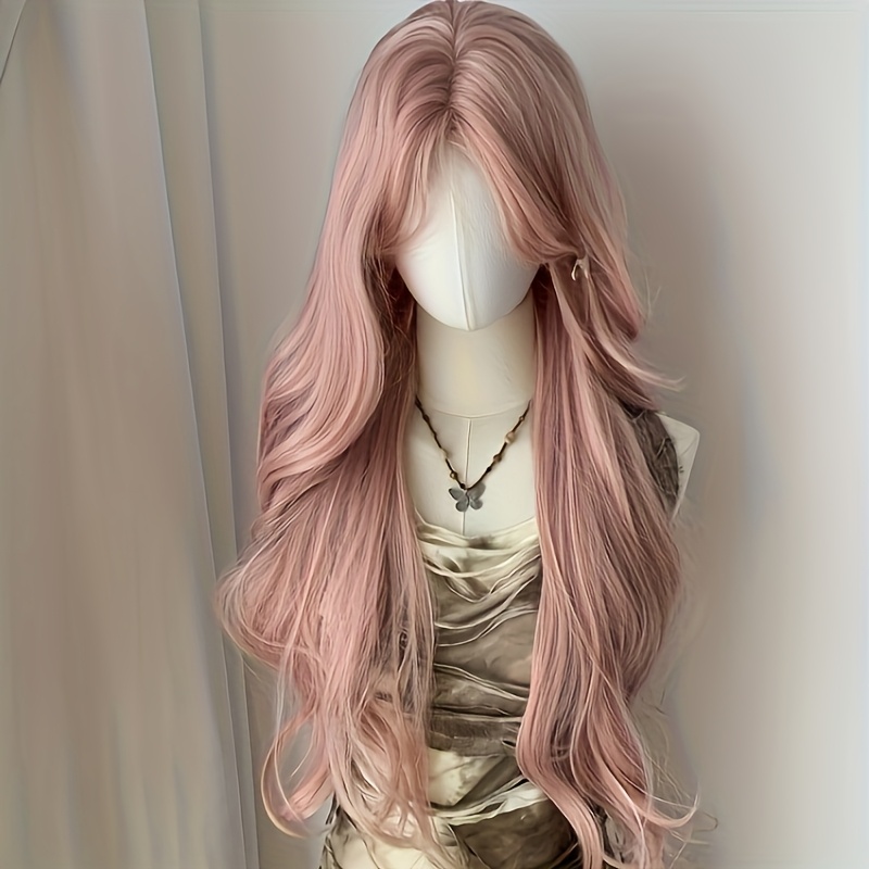 Women's Long Curly Synthetic W - Anime Cosplay Korean Girl ulasan dan harga