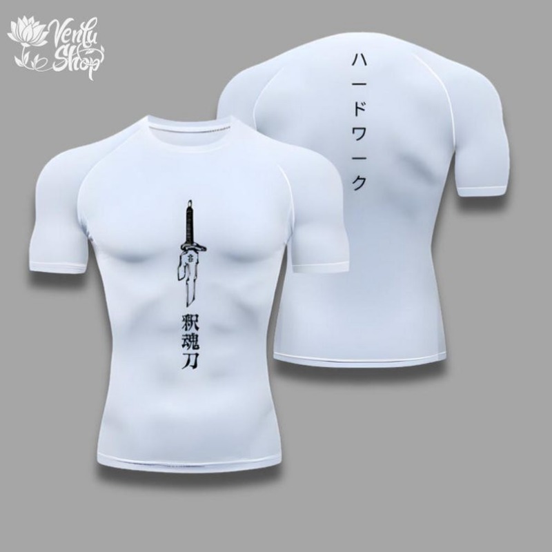 Toji Compression Shirt Sportsw - Black Clover Grimoire ulasan dan harga