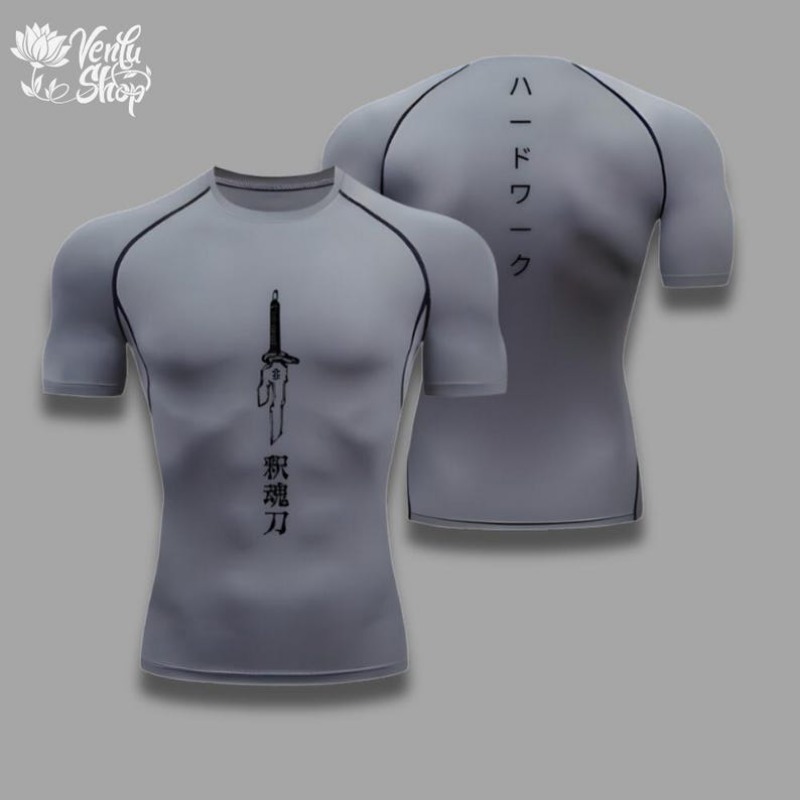 Toji Compression Shirt Sportsw - Black Clover Grimoire ulasan dan harga